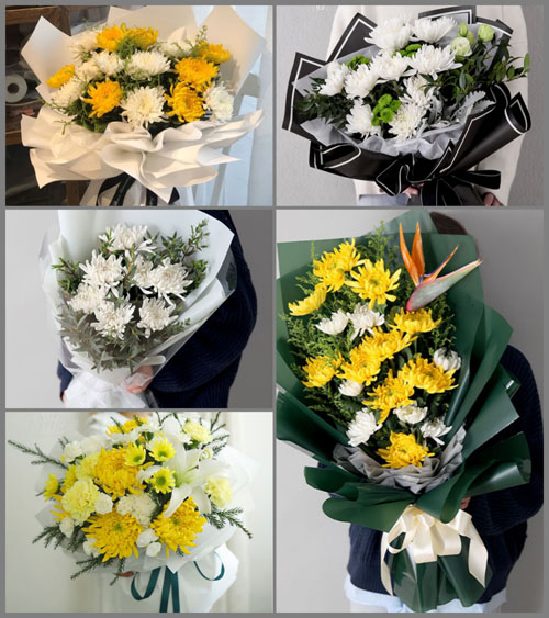 浙江省嘉兴桐乡市濮院镇白事花束代送